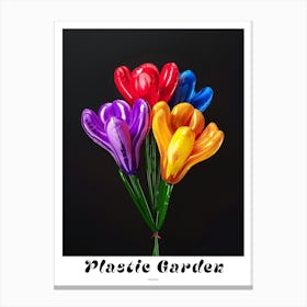 Bright Inflatable Flowers Poster Freesia 1 Canvas Print