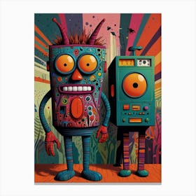 Robots Canvas Print