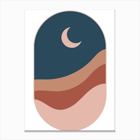 Moon In The Sky.Wall prints. Canvas Print