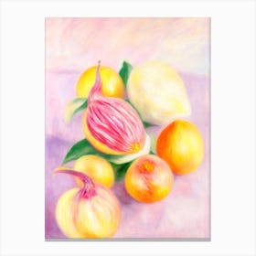 Dragonfruit Painting Fruit Canvas Print