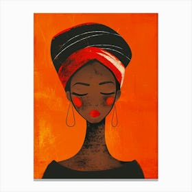 African Woman Canvas Print Canvas Print