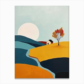 Italy, Minimalism Canvas Print