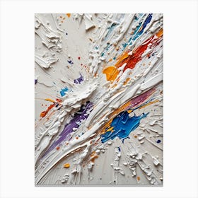 Abstract Paint Splatter no2 Toile