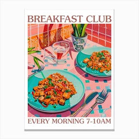Breakfast Club Scrambled Tofu 2 Canvas Print