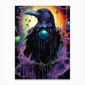 Crow Art 1 Canvas Print