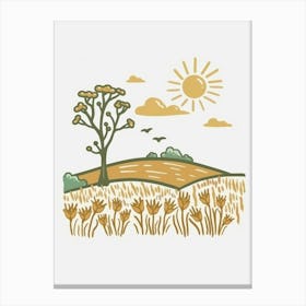 Field Of Wheat 1 Canvas Print