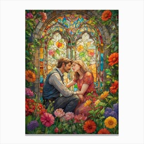 Beautiful Day In The Garden Canvas Print