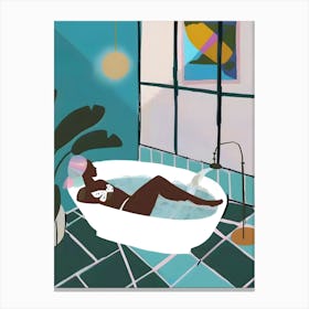 Bathing Woman 1 Canvas Print