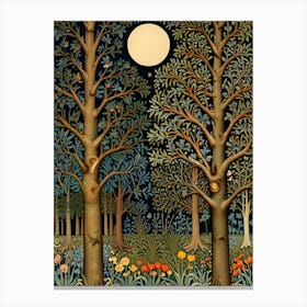 William Morris Flora And Fauna 10 Canvas Print