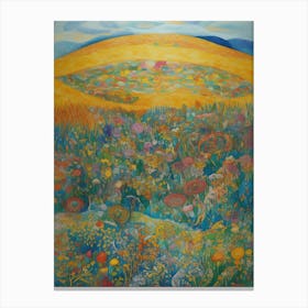 Field Of Flowers 4 Canvas Print