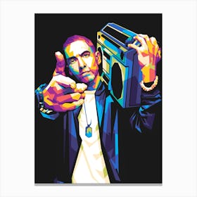 Eminem Wpap Canvas Print