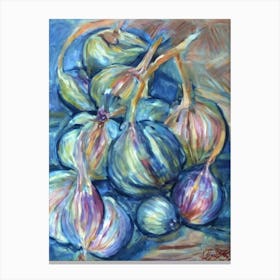Red Onion 2 Classic vegetable Canvas Print