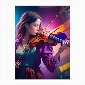Violinist Canvas Print