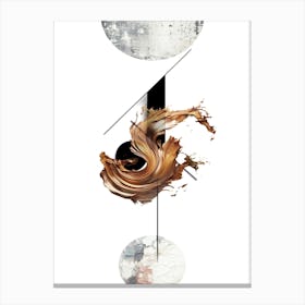 Poster Abstract Illustration Art 10 Canvas Print