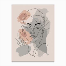 Portrait Of A Woman 20 Canvas Print