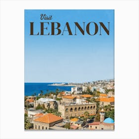 Visit Lebanon Canvas Print
