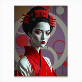 Geisha 2 Canvas Print