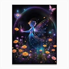 Fairy In The Meadow 2 Canvas Print