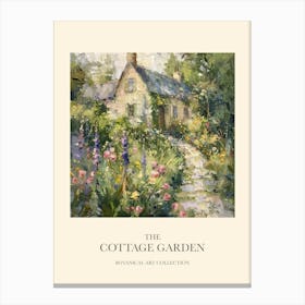 Flower Symphony Cottage Garden Poster 7 Canvas Print