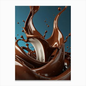 Chocolate Splash 1 Canvas Print