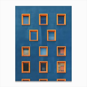 Windows Of A Building 1 Canvas Print