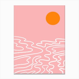 The Sun And The Sea Canvas Print