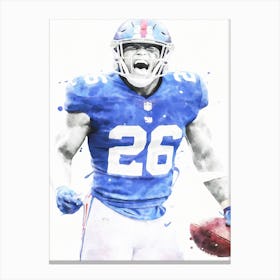 Saquon Barkley New York 1 Canvas Print