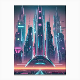 Futuristic City 1 Canvas Print