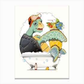 Sea Life Turtle Canvas Print