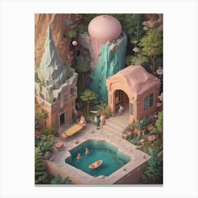 'The Pool' Canvas Print