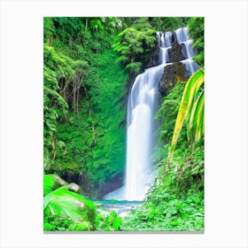 Nauyaca Waterfalls, Costa Rica Nat Viga Style Canvas Print