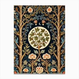 William Morris Tree Of Life 10 Canvas Print