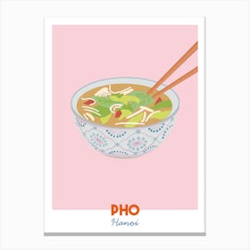 Pho Dish Vietnam World Foods Canvas Print