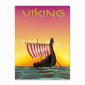 Viking Ship Canvas Print