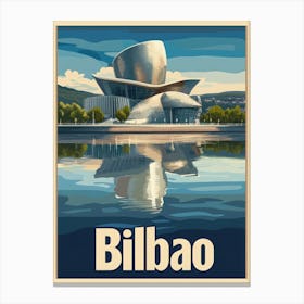 Aihrgdesign A Vintage Travel Poster Of Bilbao Featuring The I 49a0a217 E598 43f2 9961 69e2629a2a74 1 Canvas Print