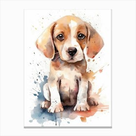 Beagle Puppy Canvas Print