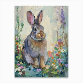 Tan Rabbit Painting 1 Canvas Print