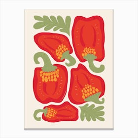 Red Peppers Canvas Print