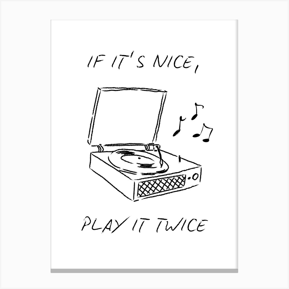 If Ists Nice... VinylArt, MusicLover, RecordPlayer, VintageVibes, MusicQuotes, RetroMusic, Turntable, VinylCollection, AnalogSound, MusicDecor,