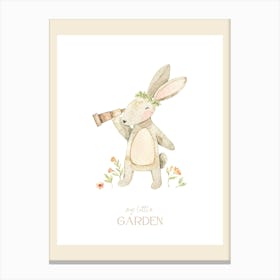 Little Garden Kids and Nursery Canvas Print