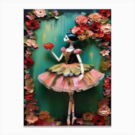 Day of Dead Marionette Canvas Print