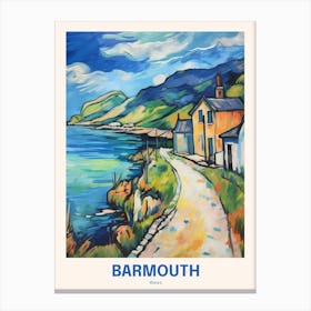 Barmouth Wales 4 Uk Travel Poster Canvas Print