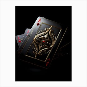 Playing Cards 3 Canvas Print