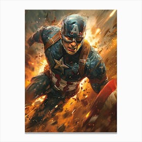 Captain America 21 Canvas Print