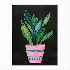 Snake Plant 1 Canvas Print