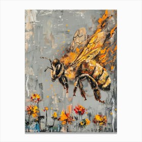 Bee Fire Canvas Print