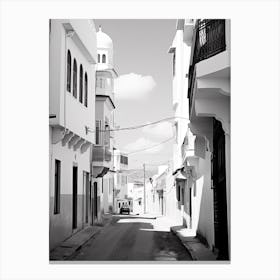 Tangier, Morocco, Black And White Photography 4 Canvas Print