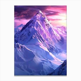 Snowy Mountains 6 Canvas Print