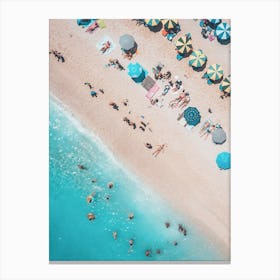 Aerial Beach Print, Beach Photography Canvas Print