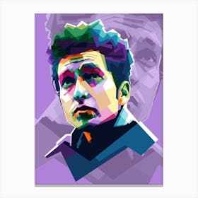 Bob Dylan WPAP pop art Canvas Print
